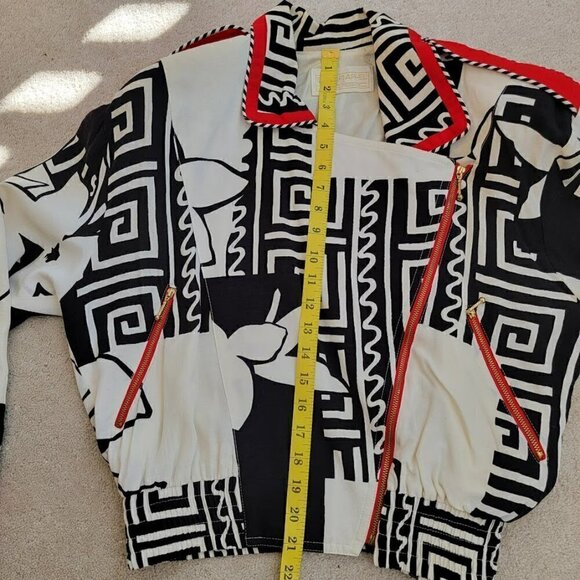 Super Cool Retro Dina Bar El Jacket for HI Tech - Vintage 90's - RARE! - Picture 11 of 12